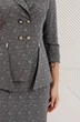Костюм с юбкой 26-2768 серый жаккард Мода-Юрс фото 4