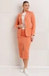 Костюм с юбкой 26-2850-1 персик Мода-Юрс