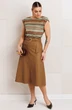 Костюм с юбкой 26-2850 кэмел Мода-Юрс фото 3