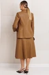 Костюм с юбкой 26-2850 кэмел Мода-Юрс фото 2
