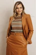 Костюм с юбкой 26-2850 рыжий Мода-Юрс фото 5