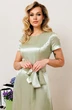 Костюм с платьем 2854 фисташковый Мода-Юрс