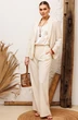 Костюм брючный 26-2924 молочный Мода-Юрс