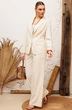 Костюм брючный 26-2924 молочный Мода-Юрс фото 4