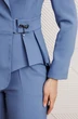 Костюм брючный 25-2926 голубой Мода-Юрс фото 5