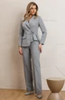 Костюм брючный 25-2926 светло-серый Мода-Юрс