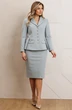 Костюм с юбкой 25-2931 небесная бирюза Мода-Юрс фото 2