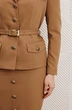 Костюм с юбкой 25-2935 бежевый Мода-Юрс фото 4