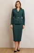 Костюм с юбкой 25-2935 малахит Мода-Юрс