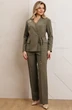 Костюм брючный 25-2939 олива Мода-Юрс