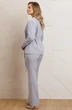 Костюм брючный 25-2939 серо-голубой Мода-Юрс фото 2