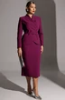 Костюм с юбкой  25-2940 ежевика Мода-Юрс фото 3