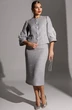 Костюм с юбкой 25-2943 серый Мода-Юрс фото 3
