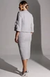 Костюм с юбкой 25-2943 серый Мода-Юрс фото 2