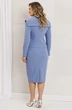 Костюм с юбкой 26-2958 голубой Мода-Юрс фото 2