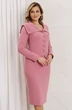 Костюм с юбкой 26-2958 розовый Мода-Юрс фото 3