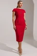 Костюм с платьем 26-2959 красный Мода-Юрс фото 3