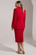 Костюм с платьем 26-2959 красный Мода-Юрс фото 2