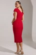 Костюм с платьем 26-2959 красный Мода-Юрс фото 4
