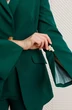 Костюм брючный 26-2960 темно-зеленый Мода-Юрс фото 3