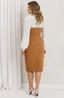 Костюм с юбкой 26-2963 кэмел Мода-Юрс фото 2