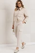 Костюм брючный 26-2964 светлый беж Мода-Юрс