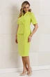 Платье 26-2966 шартрез Мода-Юрс