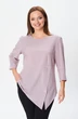 Блузка 769-2 розово-серая полоска Modema