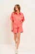 Шорты 1013 розовый Moment Fashion