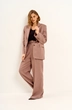 Брюки 1036 коричневый Moment Fashion