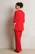 Костюм брючный 242 красный Мублиз фото 2