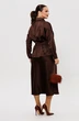 Костюм с юбкой 252 шоколад Мублиз фото 2