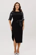 Платье 296 черный Мублиз