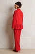 Костюм брючный 311 красный Мублиз фото 2