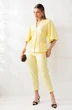 Костюм брючный 324 желтый Мублиз фото 3