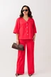 Костюм брючный 329 красный Мублиз фото 3