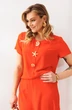 Костюм с юбкой 333 оранжевый Мублиз фото 4