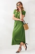 Костюм с юбкой 333 олива Мублиз фото 5