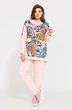 Спортивный костюм 530 розовый Мублиз