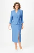 Костюм с юбкой 1658 Орхидея Люкс