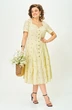 Платье 1668 желтый Орхидея Люкс