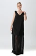Платье 1017-1 чёрный NikVa