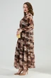 Платье 1025-1 тигровая абстракция NikVa фото 4