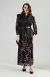 Костюм с платьем 1021-1 листья мультиколор + чёрный NikVa фото 4