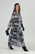 Платье 1028-1 серая абстракция NikVa фото 3