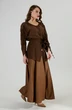 Блузка 1029-2 шоколад NikVa фото 3