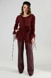 Блузка 1029-1 бордо NikVa