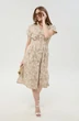 Платье 1047-2 песок NikVa