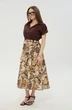 Платье 1050-2 шоколад и шоколадный мультиколор NikVa фото 3