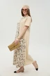 Платье 1052-1 песок и песочный мультиколор NikVa фото 3